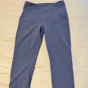 LULULEMON TIME TO SWEAT CROP SIZE 10